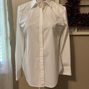 Worthington women’s tailored white dress shirt